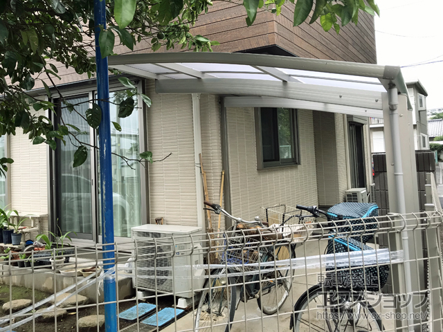 埼玉県さいたま市ののサイクルポート・駐輪場 プレシオスポート ミニ 積雪〜20cm対応 施工例