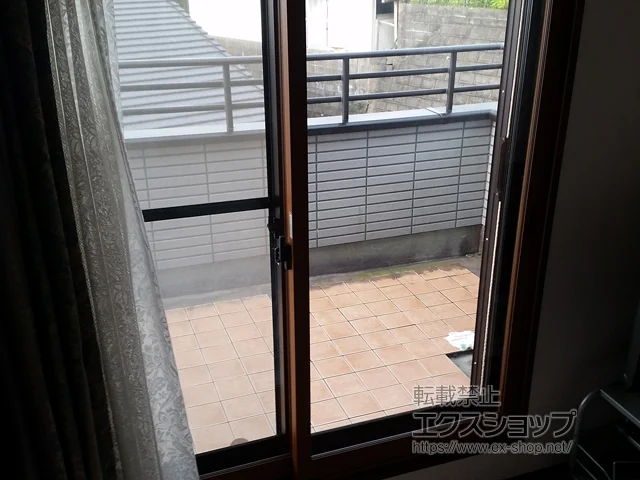 宮崎県宮崎市のの内窓（二重窓・二重サッシ） インプラス ダストバリア仕様 引違い窓 2枚建 施工例