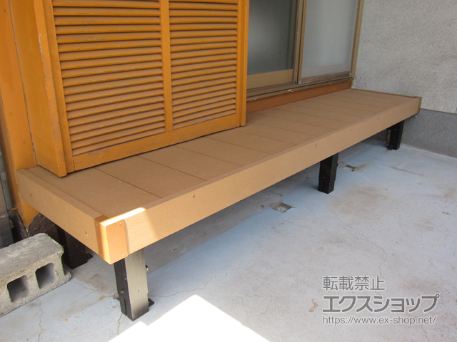 鹿児島県霧島市ののウッドデッキ マージウッドデッキ 施工例