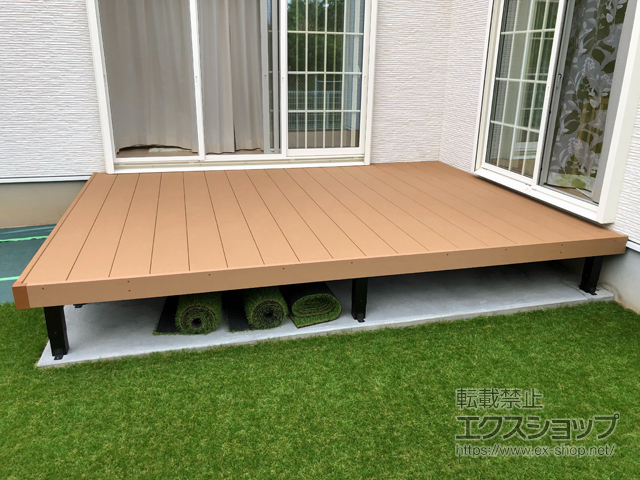 福岡県糟屋郡新宮町ののウッドデッキ リウッドデッキ 200 施工例