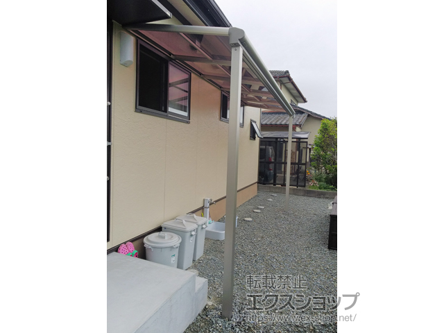 福岡県筑後市ののテラス屋根 ヴェクターテラス F型 テラスタイプ 単体 積雪〜20cm対応 施工例