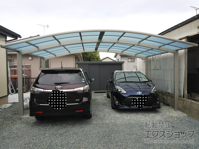 福岡県筑後市ののカーポート レイナツインポートグラン　積雪〜20cm対応 施工例