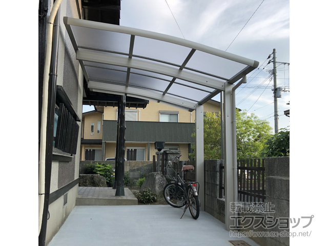 福岡県行橋市ののサイクルポート・駐輪場 レイナポートグランミニ 積雪〜20cm対応 施工例