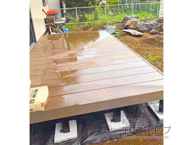 千葉県八千代市ののウッドデッキ マージウッドデッキ 施工例