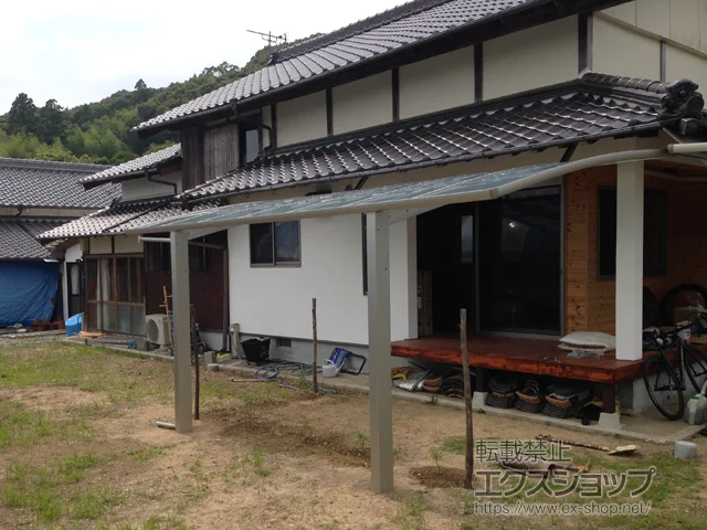 高知県四万十市のYKKAPのカーポート レイナポートグラン　積雪～20cm対応 施工例