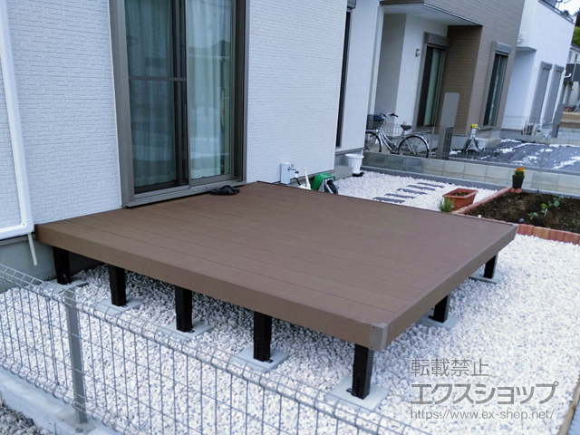 埼玉県飯能市ののウッドデッキ リウッドデッキ 200 施工例