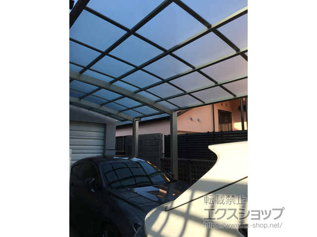 兵庫県神戸市ののカーポート レイナポートグラン 延長　積雪〜20cm対応 施工例