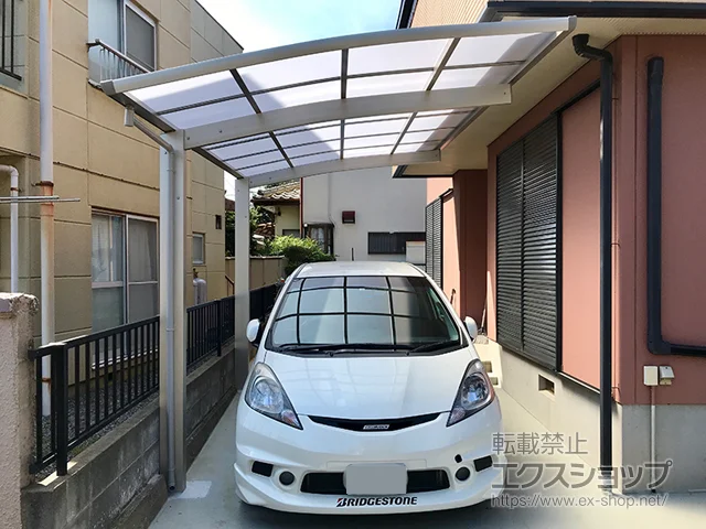 千葉県鎌ケ谷市ののサイクルポート・自転車置き場、カーポート プレシオスポート 積雪〜20cm対応 施工例