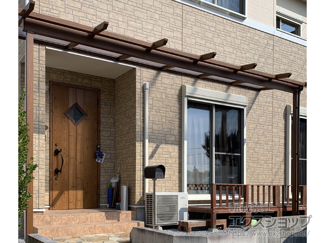 宮崎県宮崎市ののテラス屋根 サザンテラス (パーゴラ仕様) テラスタイプ 単体 施工例