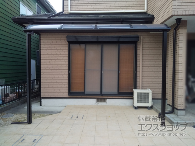 滋賀県大津市ののテラス屋根 ソラリア R型 テラスタイプ 単体 積雪〜20cm対応 施工例
