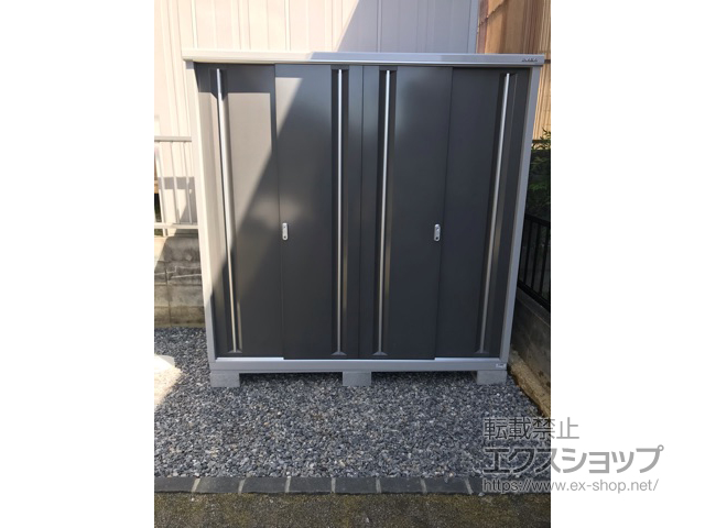 滋賀県東近江市のの物置・屋外倉庫 シンプリー 一般型 ( MJX-199E-PG) 施工例