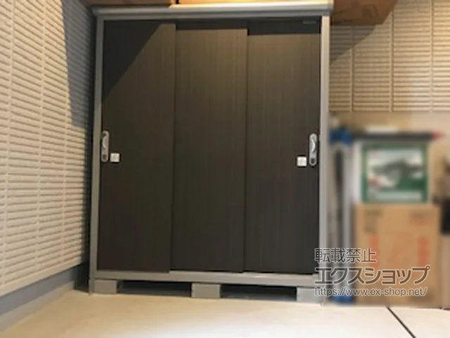 大阪府茨木市のヨドコウの物置・収納・屋外倉庫 エスモ 一般型 1650×520×1959（ESE-1605A） ESE-1605A-DW 施工例