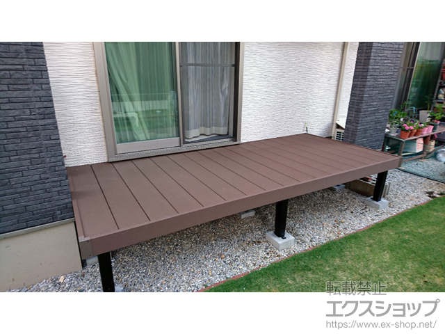 静岡県浜松市ののウッドデッキ リウッドデッキ 200 施工例