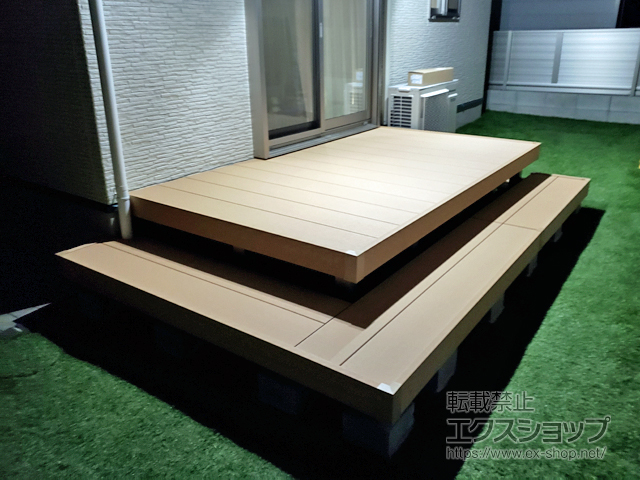 京都府京都市ののウッドデッキ リウッドデッキ 200 施工例