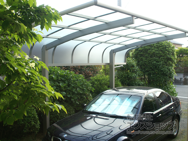 静岡県浜松市ののカーポート レイナキャップポートグラン　積雪〜20cm対応 施工例