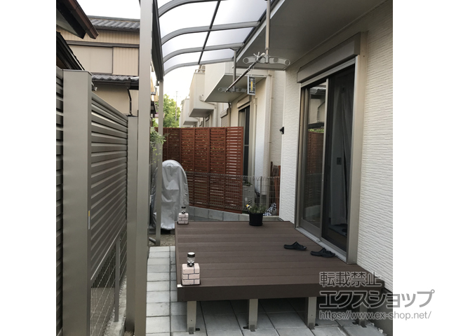 福岡県北九州市ののウッドデッキ マージウッドデッキ 施工例