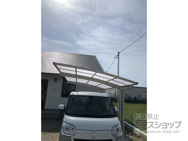 静岡県浜松市ののカーポート プレシオスポート 積雪〜20cm対応 施工例