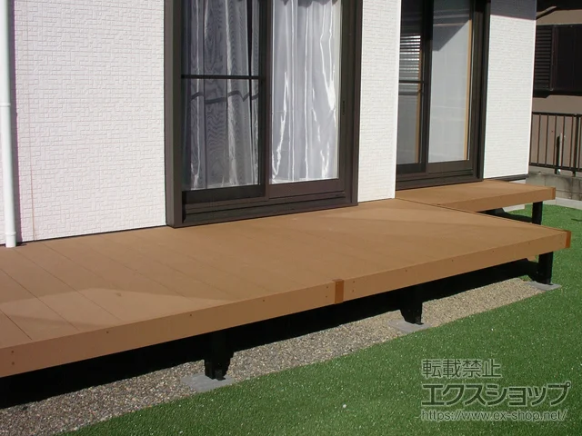 千葉県千葉市のYKKAPのウッドデッキ リウッドデッキ 200 施工例