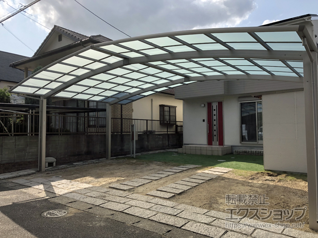福岡県大野城市ののカーポート レイナトリプルポートグラン　積雪〜20cm対応 施工例