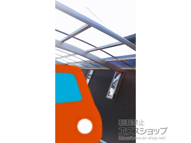 高知県高岡郡四万十町ののカーポート レイナポートグラン　積雪〜20cm対応 施工例