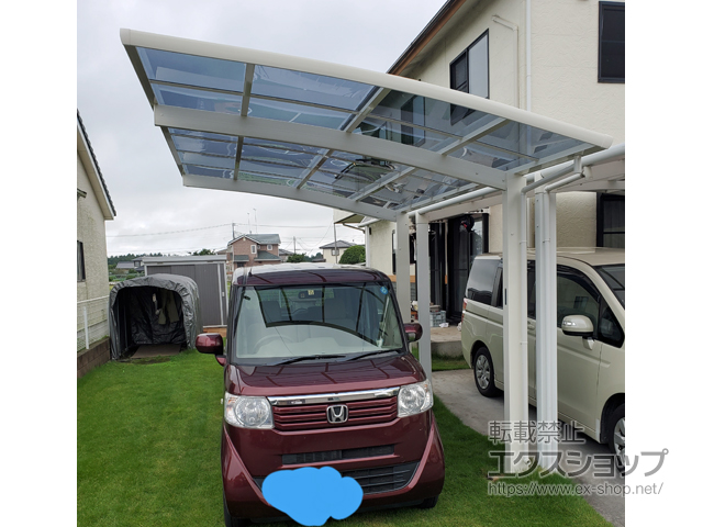 栃木県芳賀郡市貝町ののカーポート レイナポートグラン　積雪〜20cm対応 施工例