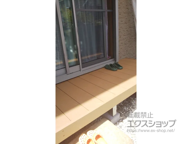 熊本県阿蘇郡西原村のYKKAPのウッドデッキ リウッドデッキ 200 施工例