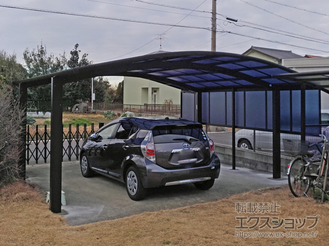 愛知県江南市ののカーポート レイナツインポートグランZ　積雪〜20cm対応 施工例