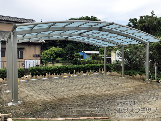 千葉県市原市ののカーポート レイナトリプルポートグラン　積雪〜20cm対応 施工例