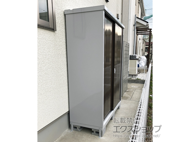 東京都町田市のの物置・屋外倉庫 シンプリー 一般型 1520×615×1903（MJX-156E-P） MJX-156E-P-TB 施工例