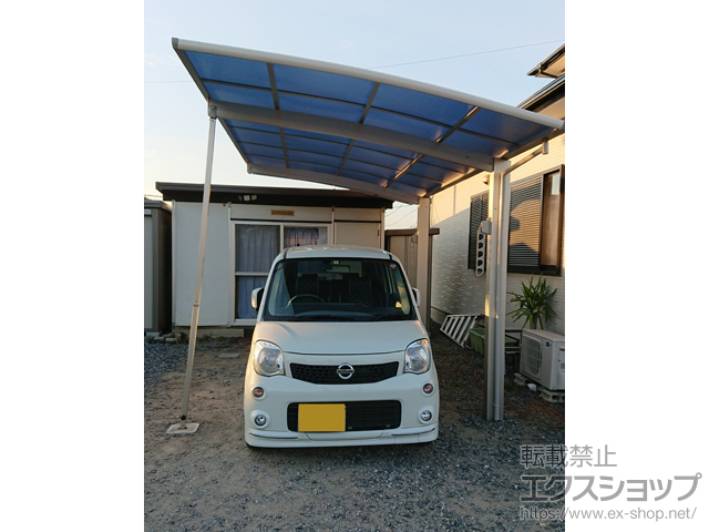 埼玉県北本市ののカーポート プレシオスポート 積雪〜20cm対応 施工例