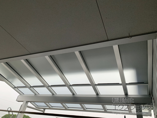 京都府京都市ののバルコニー・ベランダ屋根 ヴェクターテラス F型 1500 屋根タイプ 単体 積雪〜50cm対応 施工例