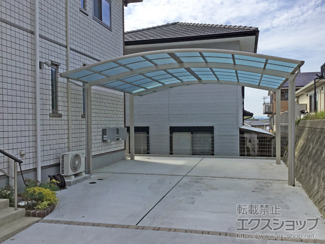 長崎県西彼杵郡長与町ののカーポート レイナツインポートグラン　積雪〜20cm対応 施工例