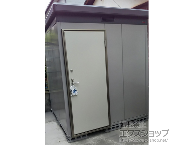 神奈川県茅ヶ崎市のの物置・屋外倉庫 ナイソー 一般型 1880×1880×2270（SMK-36S） SMK-36S 施工例