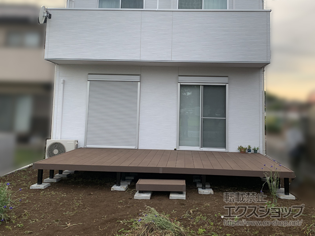 埼玉県所沢市ののウッドデッキ リウッドデッキ 200 施工例