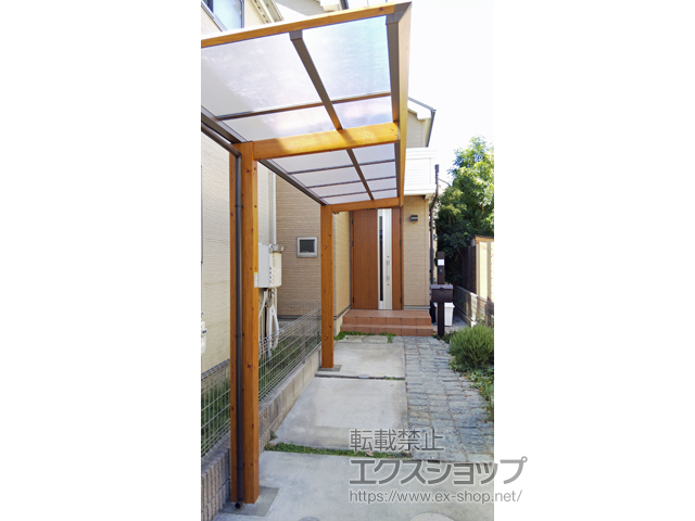 東京都調布市ののサイクルポート・駐輪場 アートポート ミニ 積雪〜20cm対応 施工例