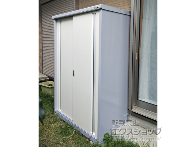 東京都調布市のの物置・屋外倉庫 シンプリー 一般型 1320×615×1903 MJX-136E-P-FW 施工例