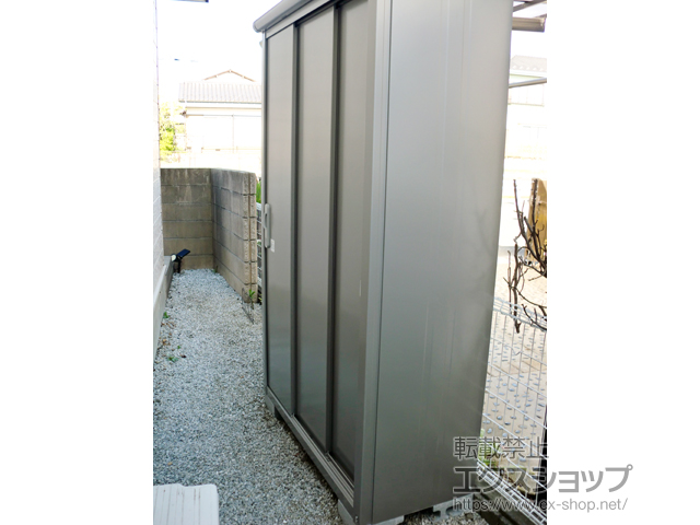 埼玉県久喜市のの物置・屋外倉庫 エスモ 一般型 1200×520×1959（ESE-1205A） ESE-1205A-SS 施工例