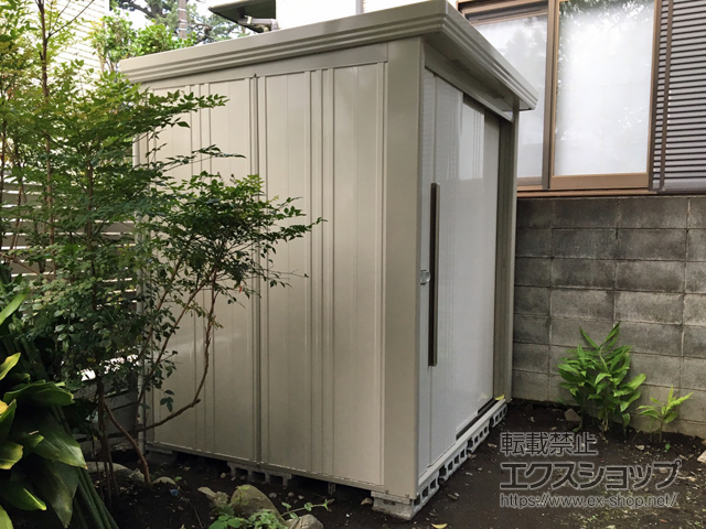 神奈川県中郡大磯町のの物置・屋外倉庫 Mr.ストックマンダンディ 一般型 1832×1590×2110（ND-1815） ND-1815-W 施工例