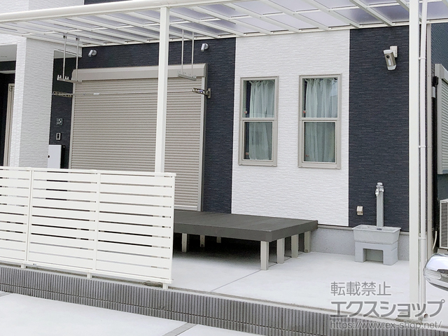 茨城県ひたちなか市ののウッドデッキ リウッドデッキ 200 施工例