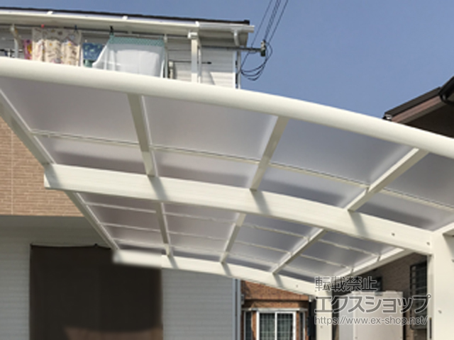 兵庫県加古川市ののバルコニー・ベランダ屋根 ヴェクターテラス R型 屋根タイプ 単体 積雪〜20cm対応 施工例