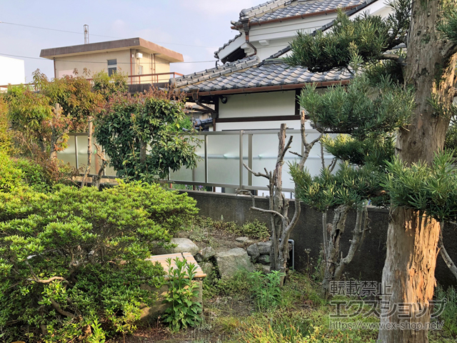 福岡県福岡市ののフェンス・柵 ライシスフェンスP型 フリーポールタイプ 施工例