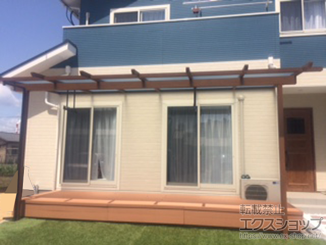 大分県大分市ののテラス屋根 サザンテラス (パーゴラ仕様) テラスタイプ 単体 施工例