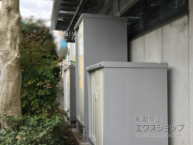 神奈川県座間市のの物置・屋外倉庫 シンプリー 一般型 1100×755×1103 MJX-117B-FW 施工例