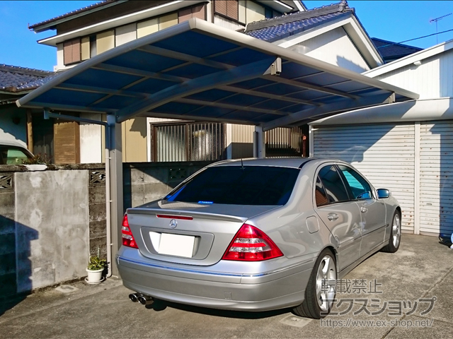 徳島県阿南市ののカーポート プレシオスポート 積雪〜20cm対応 施工例