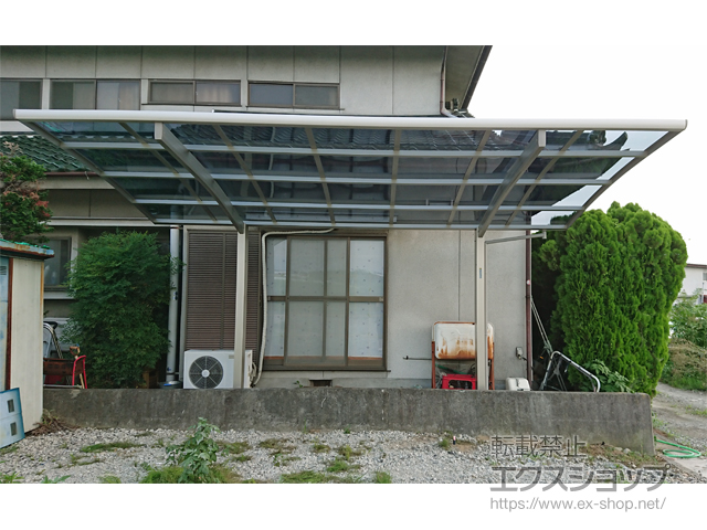 山梨県笛吹市ののカーポート レイナポートグラン　積雪〜20cm対応 施工例