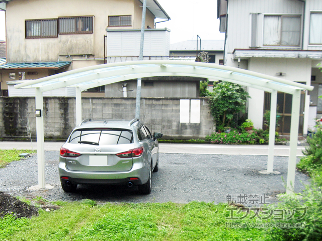 栃木県宇都宮市ののカーポート レイナツインポートグラン　積雪〜20cm対応 施工例