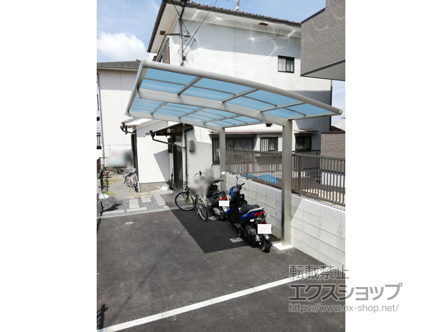 京都府城陽市ののカーポート レイナポートグラン　積雪〜20cm対応 施工例