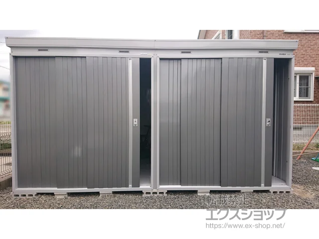 三重県三重郡菰野町のイナバの物置・収納・屋外倉庫 ネクスタ大型 一般型 4420×2210×2375(NXN-98H) NXN-98H-PG 施工例