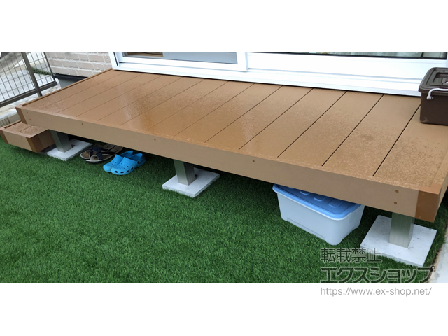 千葉県印西市ののウッドデッキ マージウッドデッキ 施工例