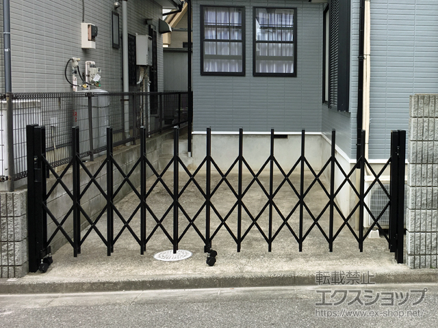 埼玉県川口市ののカーゲート トリップゲート RB型 ノンレール 片開き*32S 施工例